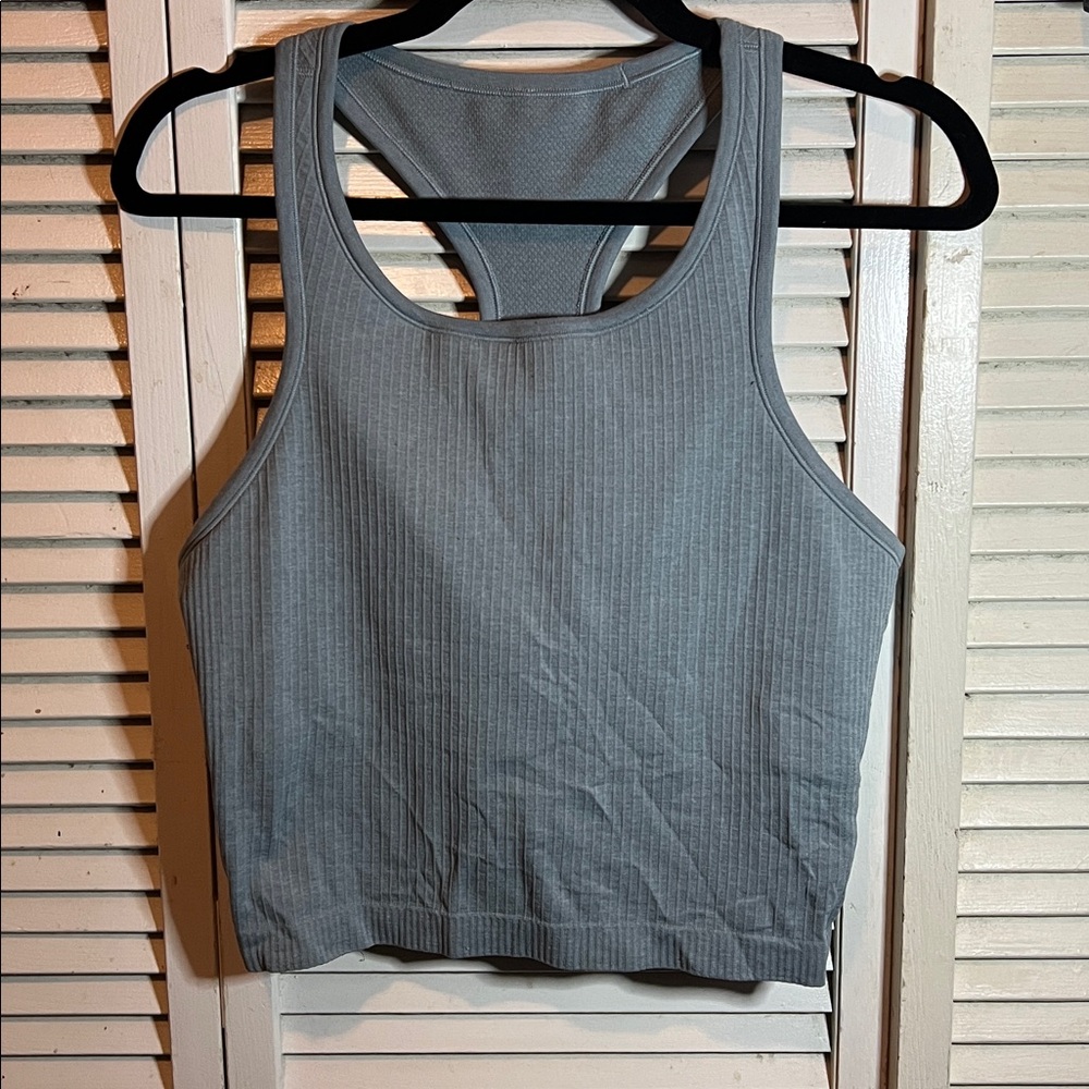 Lululemon Ebb To Street Racerback Crop Tank Size 12
